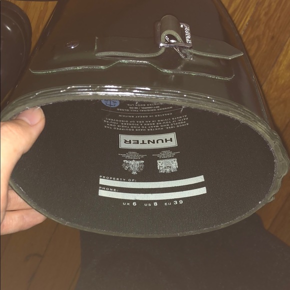 Hunter Green Tall Classic Hunter Rain/Snow Boots - Picture 3 of 3